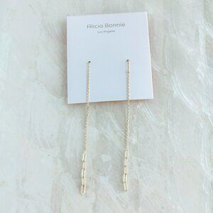 Alicia Bonnie • Lydia Gold Thread Earrings